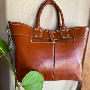 Patricia Nash Brown Leather Tote